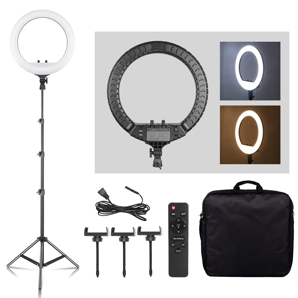 SH 18 Inch Knob Ring Light LED - Photography Lighting With Umbrella recension och pris