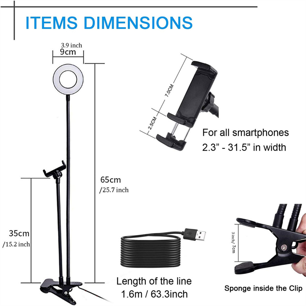 Universal Flexible Mobile Phon - Photography Lighting Products recension och pris