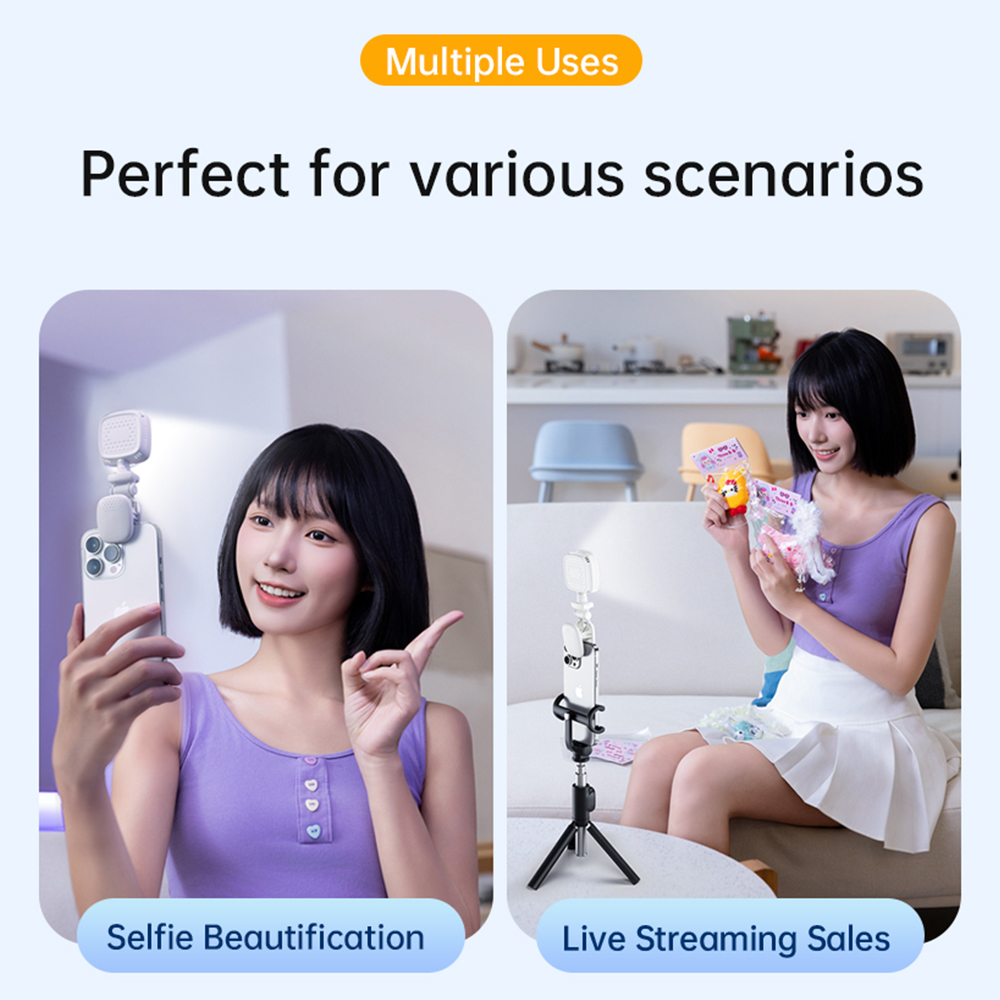 Portable LED Selfie Light Came - Photography Lighting Products recension och pris