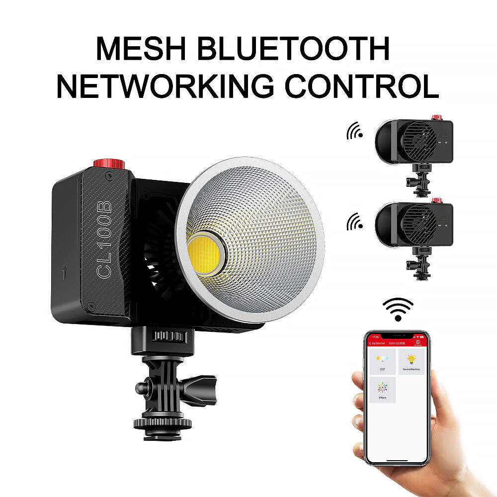 GVM CL100B Portable Bi-Color L - Photography Lighting Outdoor recension och pris