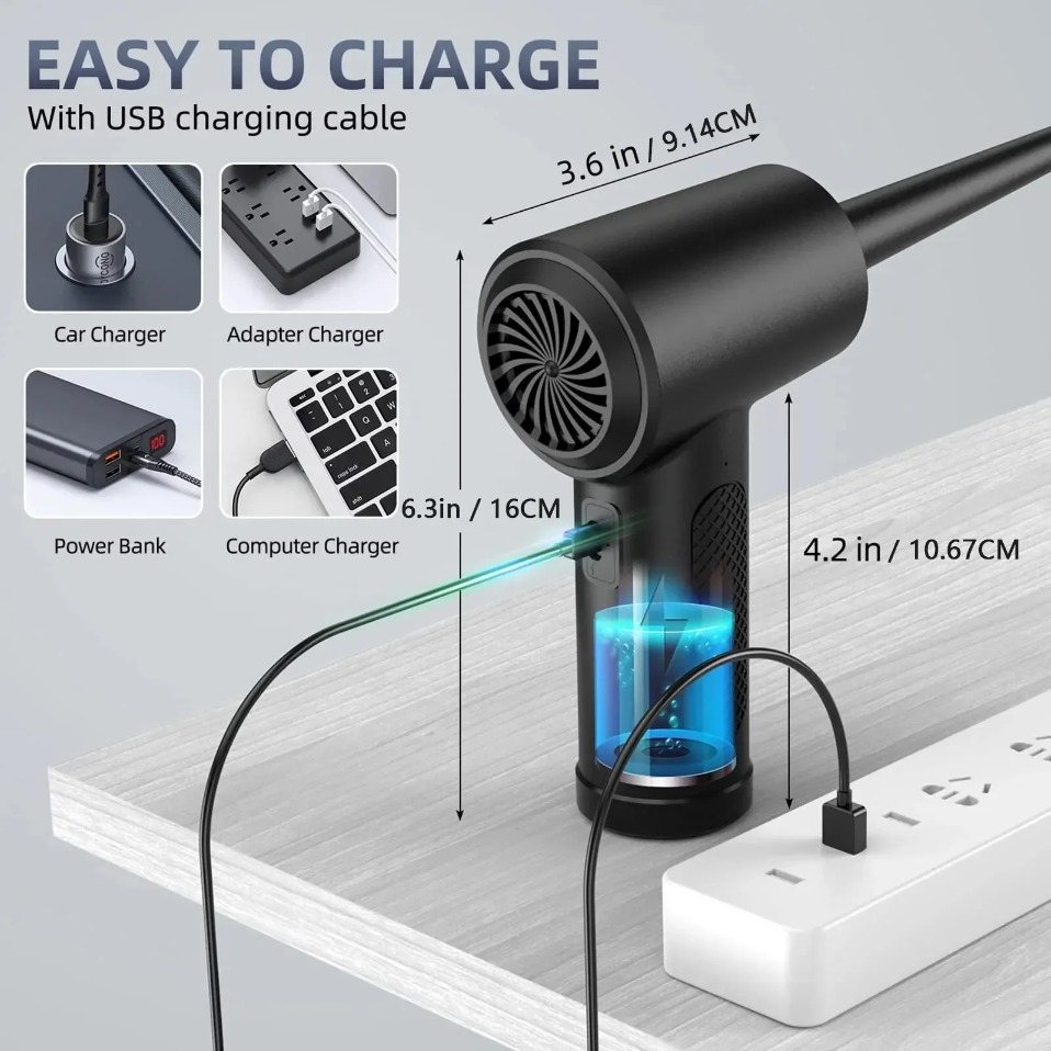 Electric Wireless Air Duster C - Photography Lighting Products recension och pris
