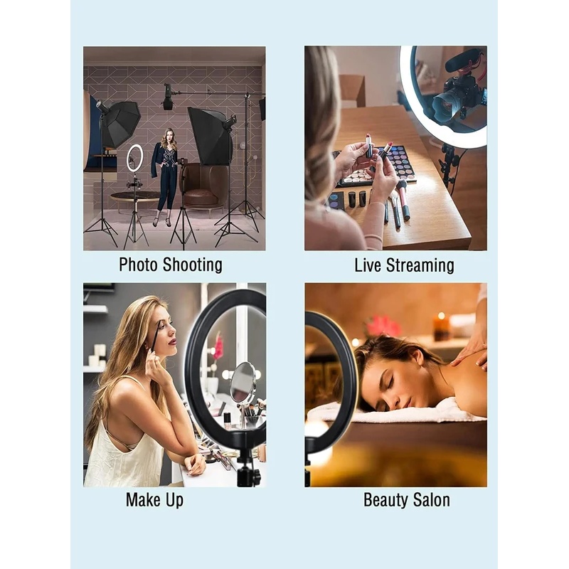Desiontal 26cm Ring Light with - Photography Lighting With Umbrella recension och pris