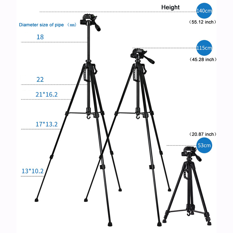 55inch Universal Tripod Stand  - Photography Lighting Lamp recension och pris