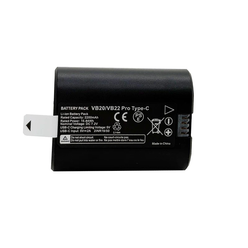 New VB20 VB22 7.2V 2200mAh Spe - Godox Speedlite Flash recension och pris