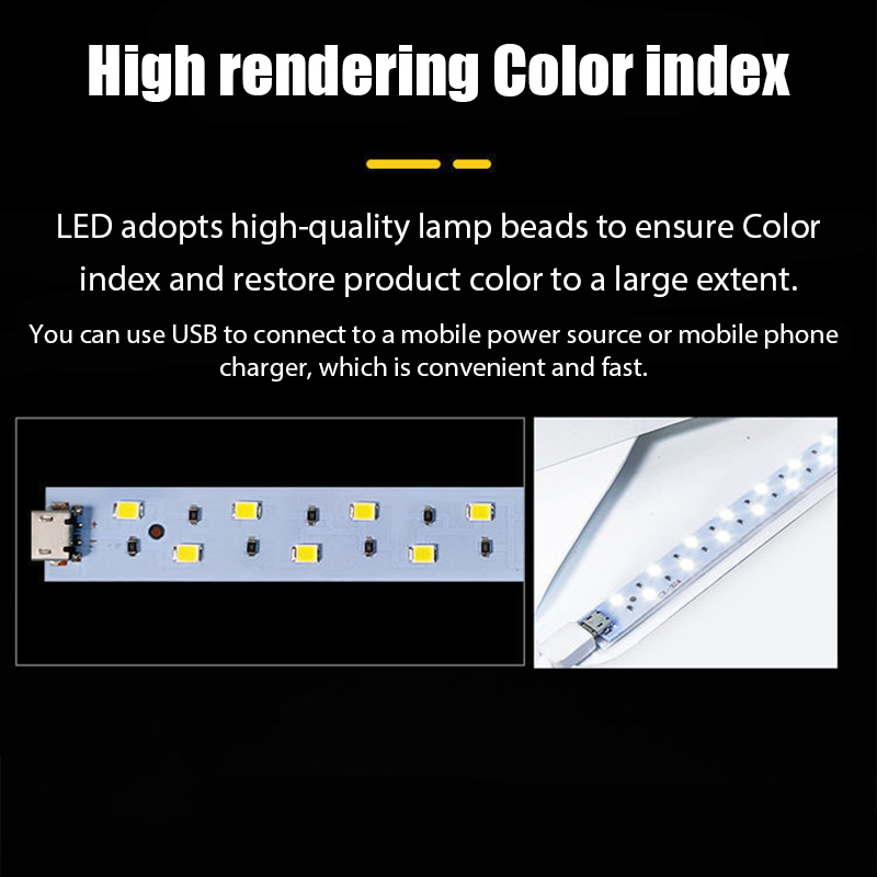 Folding Lightbox Portable Phot - Iris Photography Led Lighting Pack recension och pris