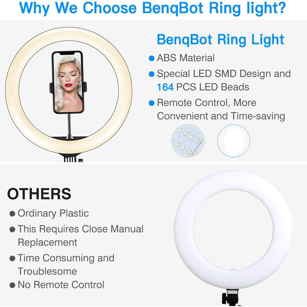 26 33CM Video Lights Dimmable  - Photography Lighting With Umbrella recension och pris
